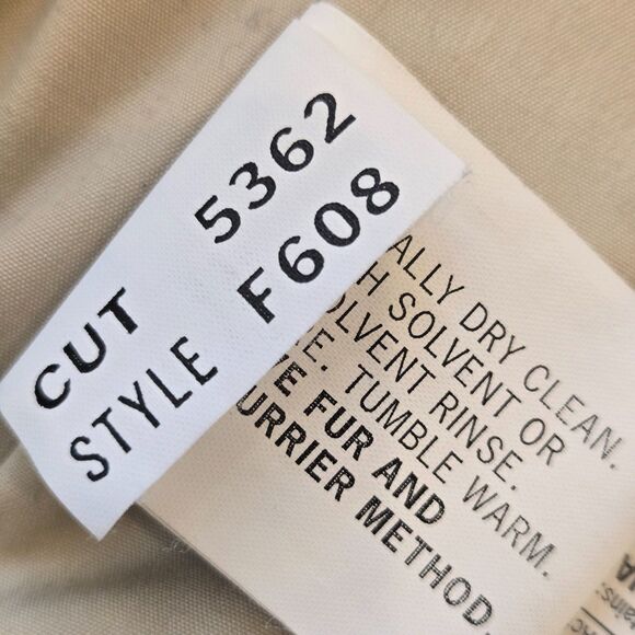 Vtg Eddie Bauer Polar Superior Parka Jacket Men L Tan Goose Down coyote Fur Hood - Picture 13 of 16